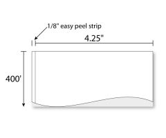 4.25" Inkjet Matte Poly Continuous