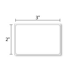 3" x 2" Inkjet High Gloss Paper 500/Roll