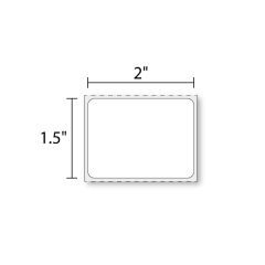 2" x 1.5" Inkjet High Gloss Paper 660/Roll