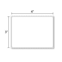 4" x 3" Inkjet High Gloss Paper 340/Roll